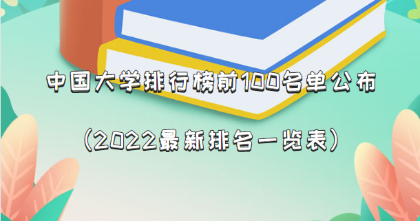 1662539320811399.png 中國大學排行榜前100名單公布(2024最新排名一覽表)