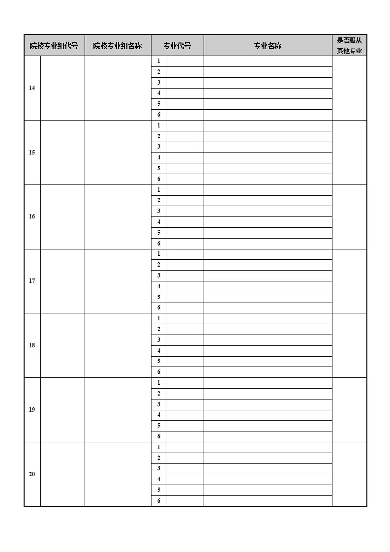 1749627488440791.jpg 2025江蘇高考志愿填報(bào)樣表,考生可以填幾個(gè)志愿?附填報(bào)注意事項(xiàng)